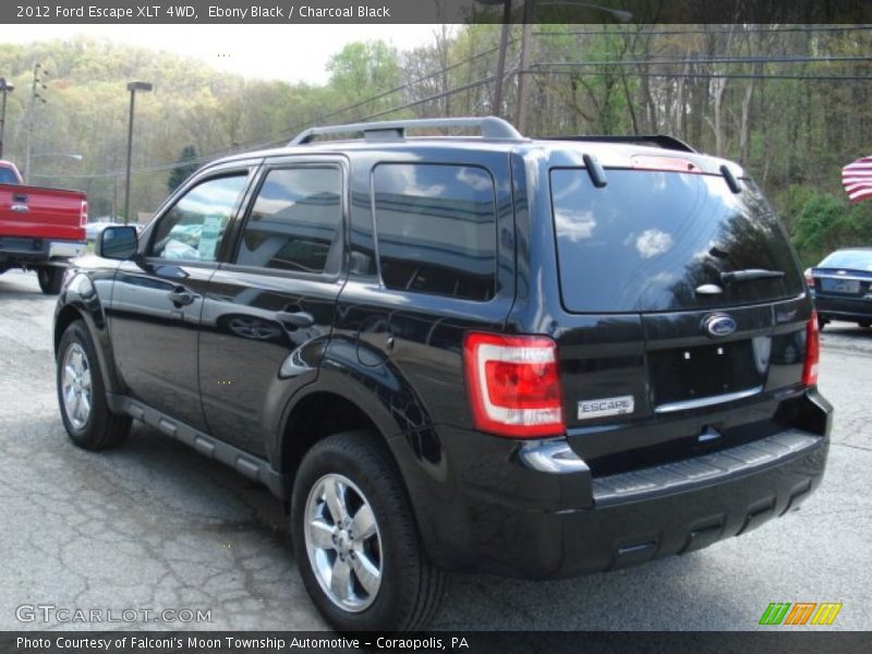 Ebony Black / Charcoal Black 2012 Ford Escape XLT 4WD
