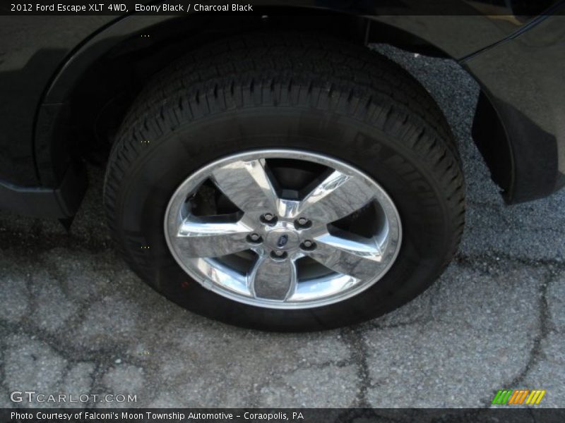 Ebony Black / Charcoal Black 2012 Ford Escape XLT 4WD