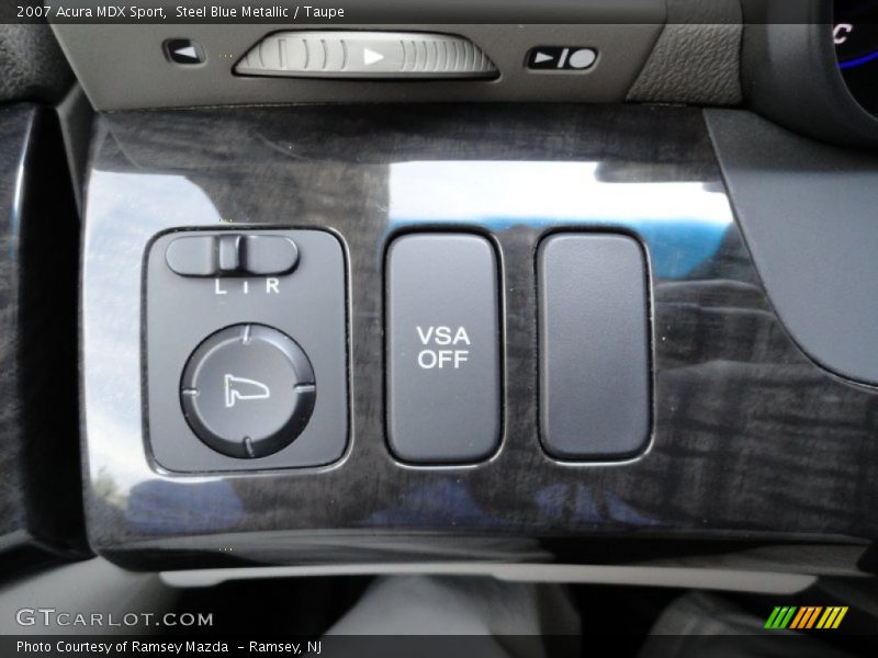 Steel Blue Metallic / Taupe 2007 Acura MDX Sport