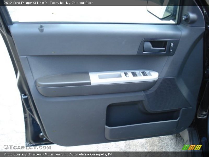 Ebony Black / Charcoal Black 2012 Ford Escape XLT 4WD