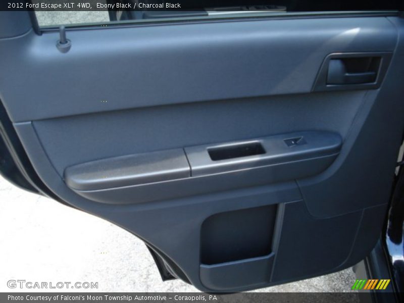 Ebony Black / Charcoal Black 2012 Ford Escape XLT 4WD