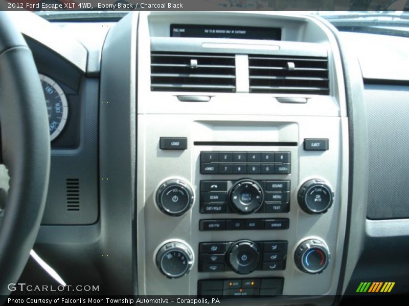 Ebony Black / Charcoal Black 2012 Ford Escape XLT 4WD