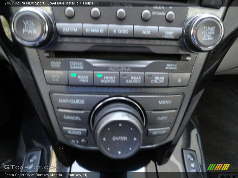 Steel Blue Metallic / Taupe 2007 Acura MDX Sport