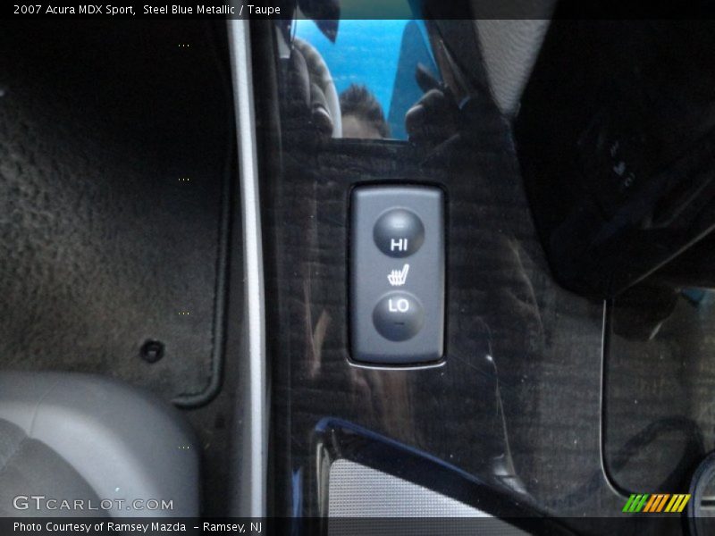 Steel Blue Metallic / Taupe 2007 Acura MDX Sport