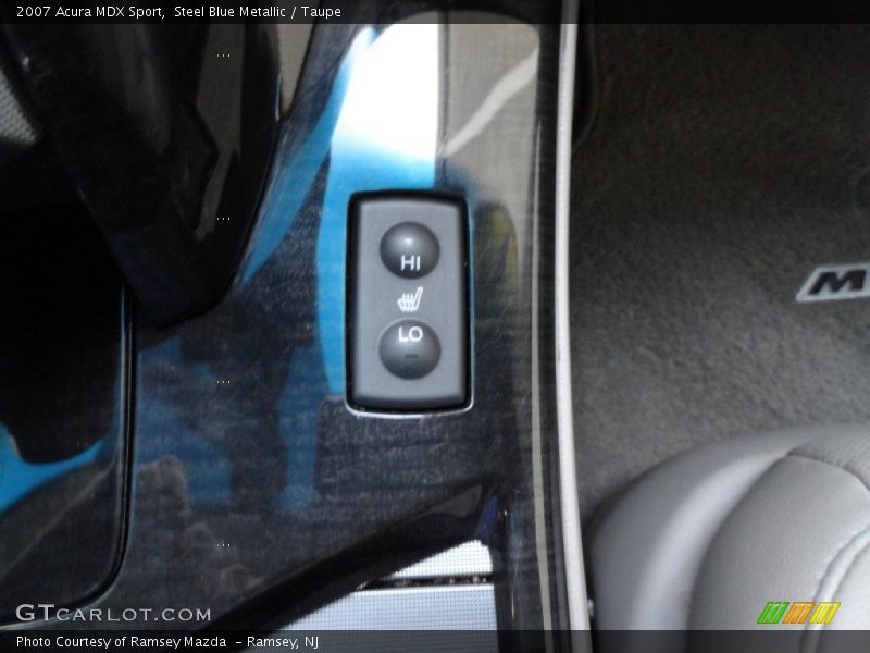 Steel Blue Metallic / Taupe 2007 Acura MDX Sport