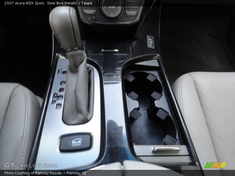 Steel Blue Metallic / Taupe 2007 Acura MDX Sport