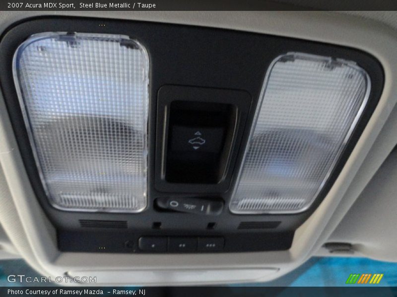 Steel Blue Metallic / Taupe 2007 Acura MDX Sport