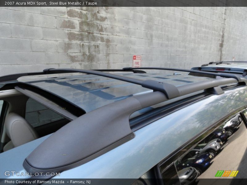 Steel Blue Metallic / Taupe 2007 Acura MDX Sport