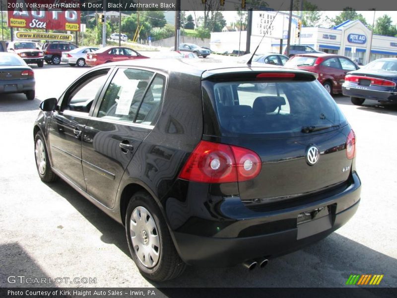 Black / Anthracite Black 2008 Volkswagen Rabbit 4 Door
