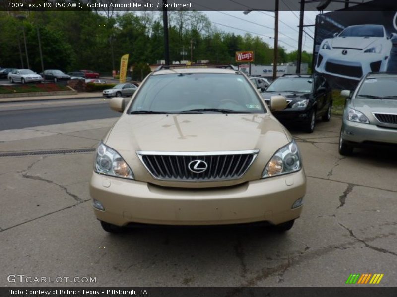 Golden Almond Metallic / Parchment 2009 Lexus RX 350 AWD