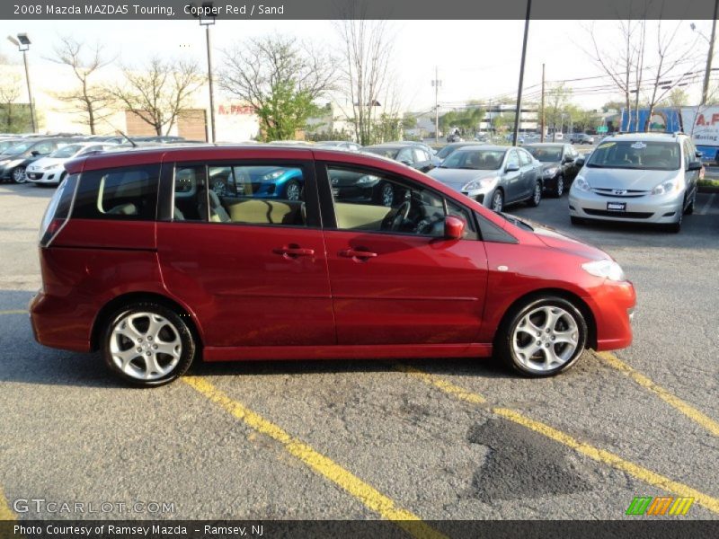 Copper Red / Sand 2008 Mazda MAZDA5 Touring