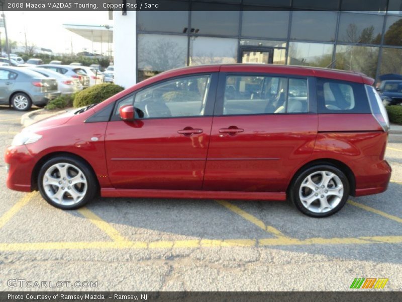 Copper Red / Sand 2008 Mazda MAZDA5 Touring
