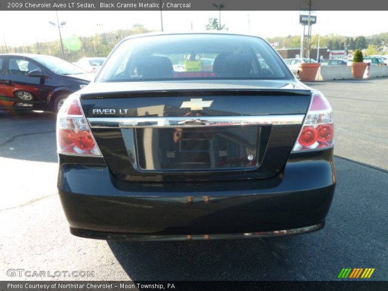 Black Granite Metallic / Charcoal 2009 Chevrolet Aveo LT Sedan
