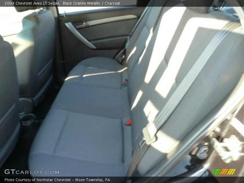 Black Granite Metallic / Charcoal 2009 Chevrolet Aveo LT Sedan