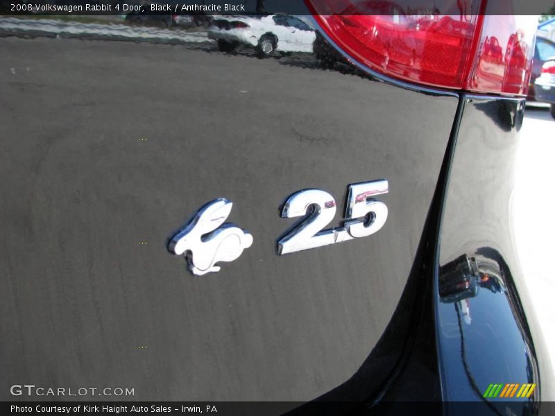 Black / Anthracite Black 2008 Volkswagen Rabbit 4 Door