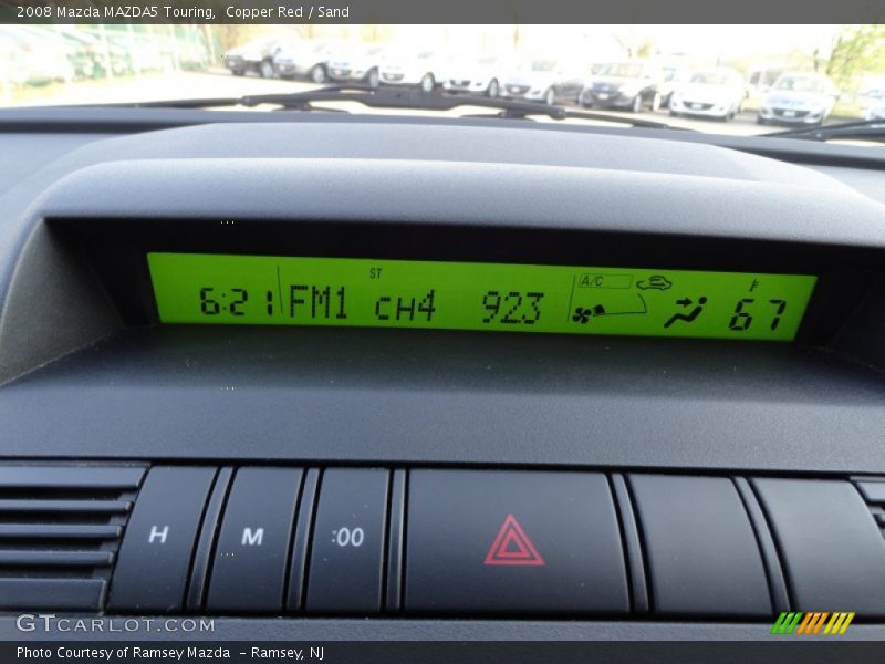 Copper Red / Sand 2008 Mazda MAZDA5 Touring