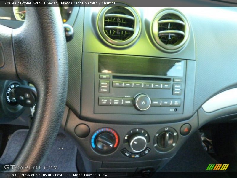 Black Granite Metallic / Charcoal 2009 Chevrolet Aveo LT Sedan