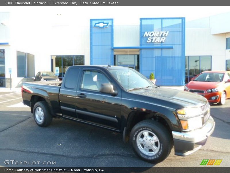 Black / Medium Pewter 2008 Chevrolet Colorado LT Extended Cab