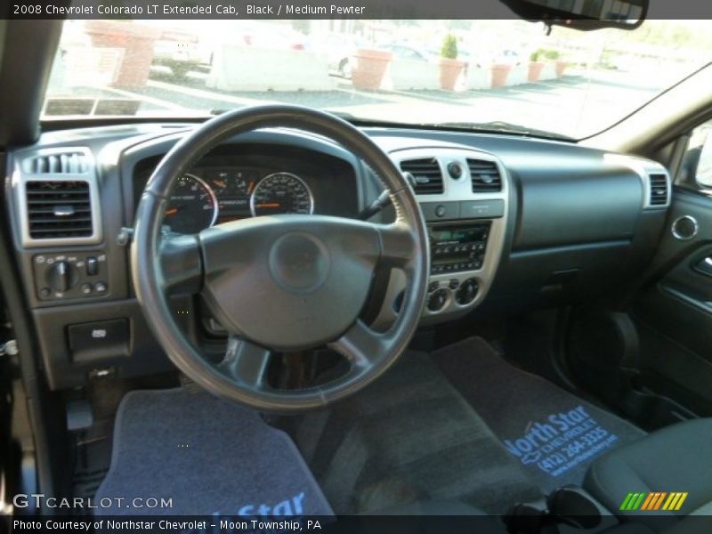 Black / Medium Pewter 2008 Chevrolet Colorado LT Extended Cab