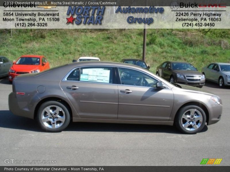 Mocha Steel Metallic / Cocoa/Cashmere 2012 Chevrolet Malibu LT