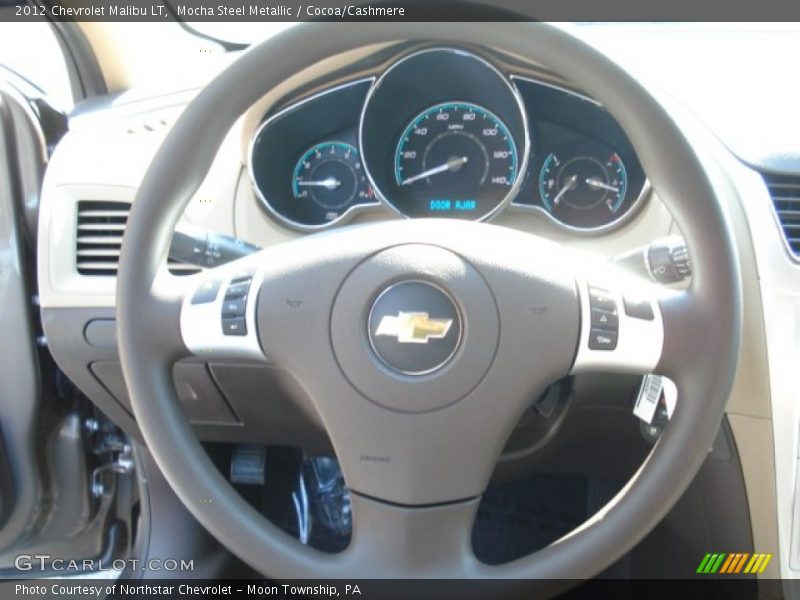Mocha Steel Metallic / Cocoa/Cashmere 2012 Chevrolet Malibu LT