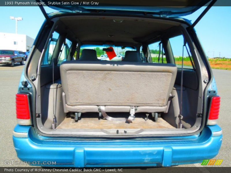 Skyblue Satin Glow / Mist Gray 1993 Plymouth Voyager