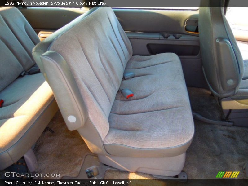 Skyblue Satin Glow / Mist Gray 1993 Plymouth Voyager