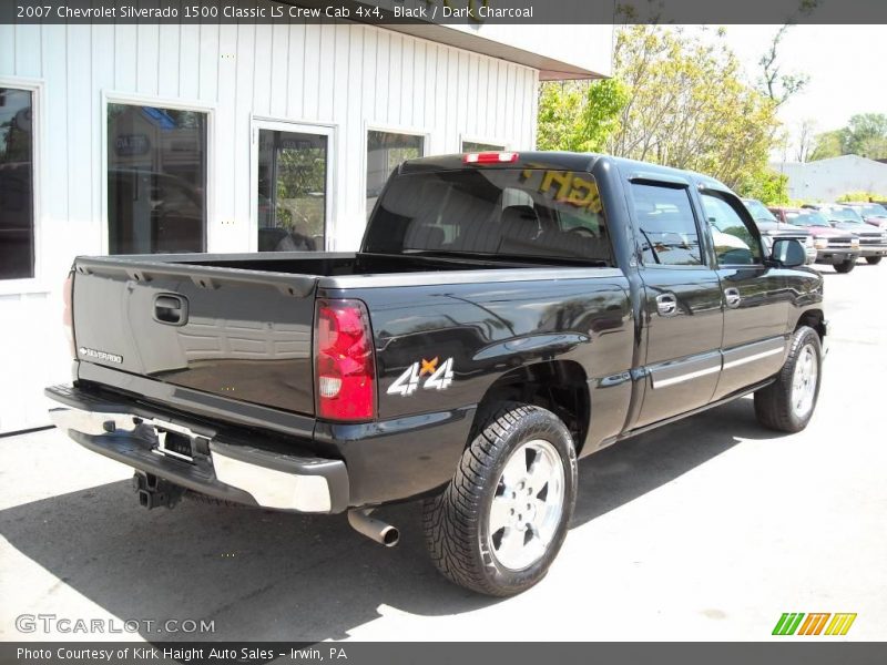 Black / Dark Charcoal 2007 Chevrolet Silverado 1500 Classic LS Crew Cab 4x4