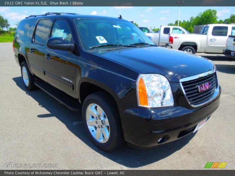 Onyx Black / Ebony 2012 GMC Yukon XL SLE