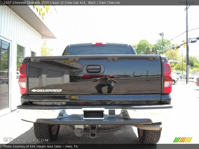 Black / Dark Charcoal 2007 Chevrolet Silverado 1500 Classic LS Crew Cab 4x4