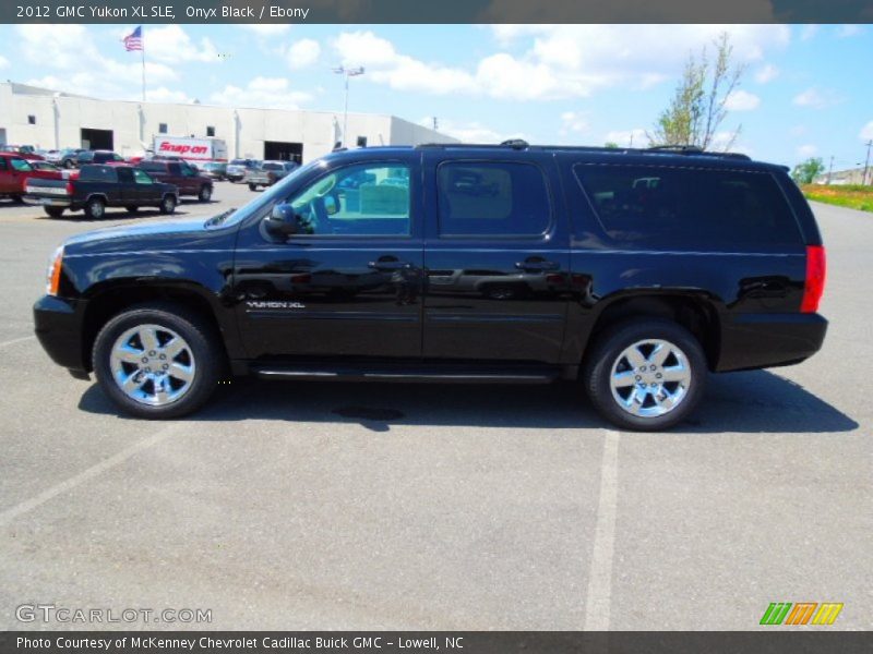 Onyx Black / Ebony 2012 GMC Yukon XL SLE