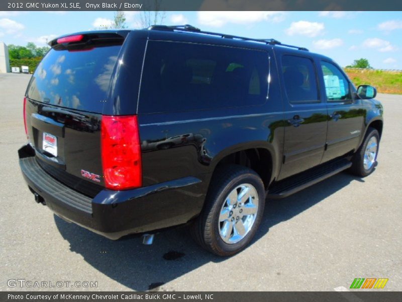 Onyx Black / Ebony 2012 GMC Yukon XL SLE