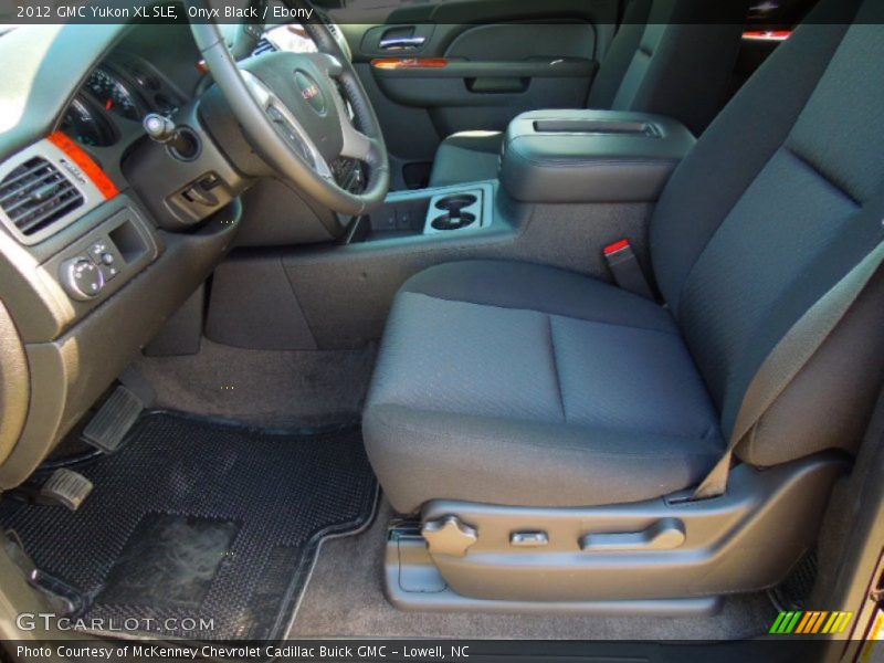 Onyx Black / Ebony 2012 GMC Yukon XL SLE