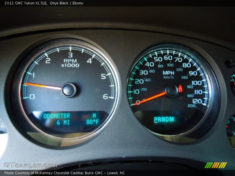 Onyx Black / Ebony 2012 GMC Yukon XL SLE