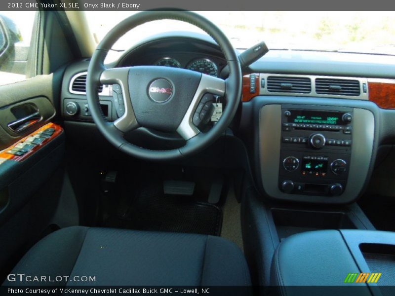 Onyx Black / Ebony 2012 GMC Yukon XL SLE