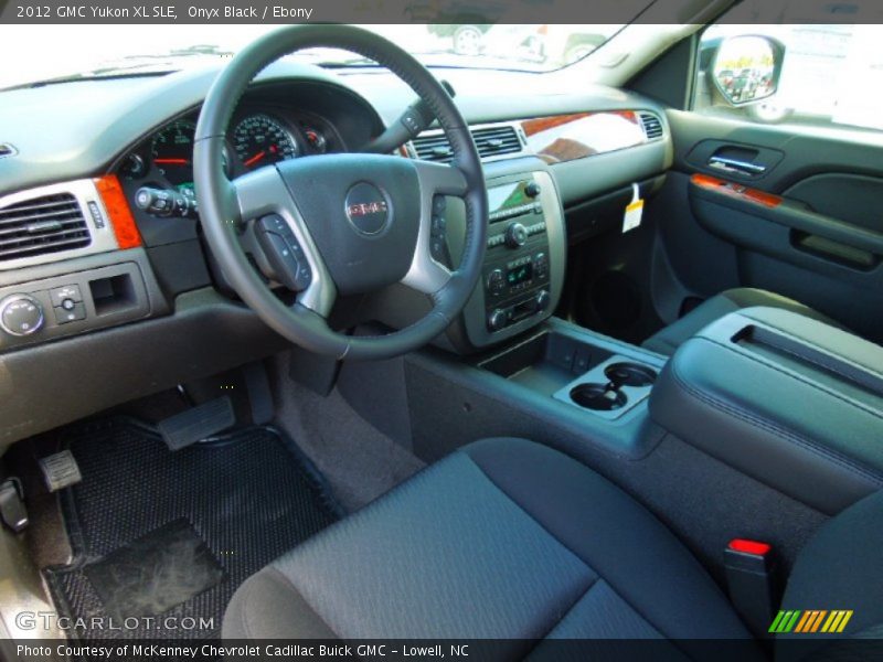 Onyx Black / Ebony 2012 GMC Yukon XL SLE