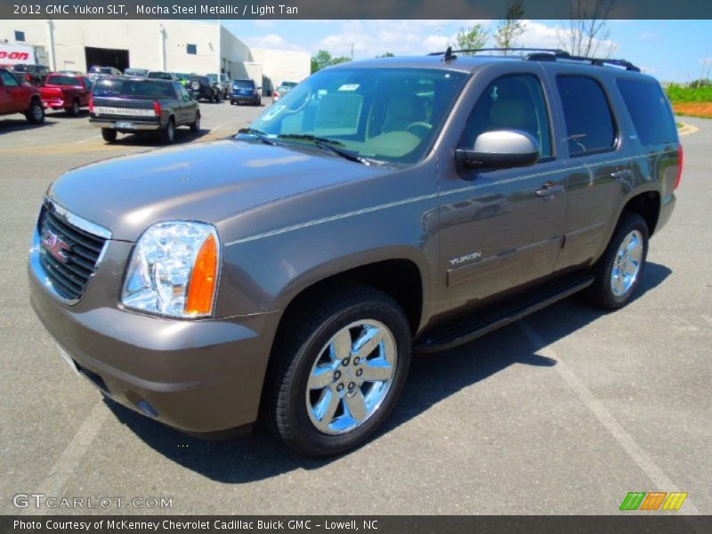Mocha Steel Metallic / Light Tan 2012 GMC Yukon SLT