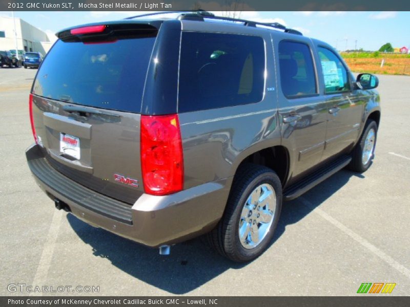 Mocha Steel Metallic / Light Tan 2012 GMC Yukon SLT