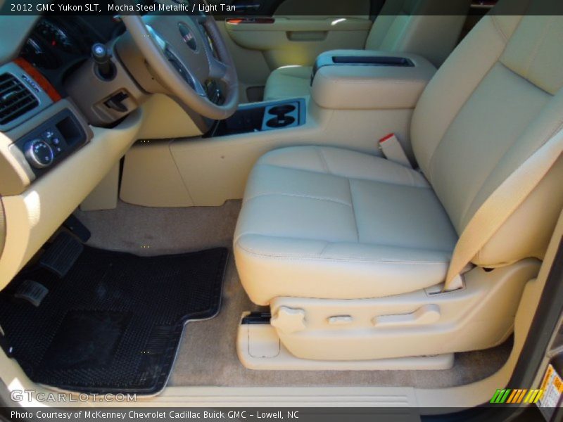 Mocha Steel Metallic / Light Tan 2012 GMC Yukon SLT