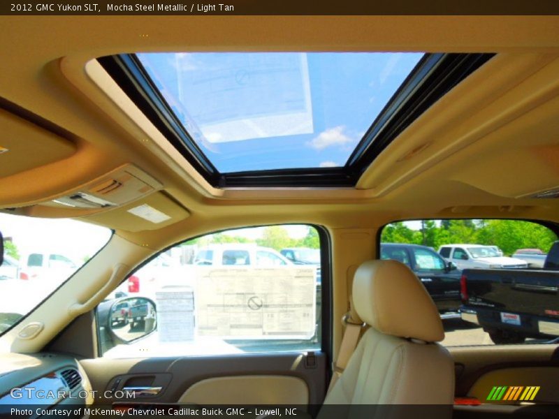 Mocha Steel Metallic / Light Tan 2012 GMC Yukon SLT