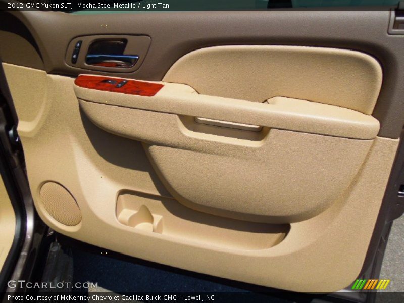 Mocha Steel Metallic / Light Tan 2012 GMC Yukon SLT
