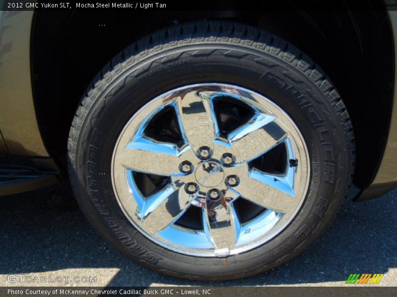 Mocha Steel Metallic / Light Tan 2012 GMC Yukon SLT