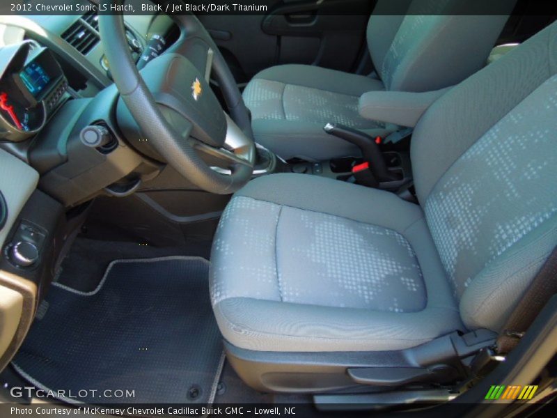 Black / Jet Black/Dark Titanium 2012 Chevrolet Sonic LS Hatch