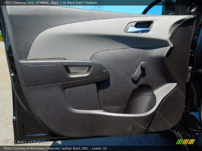 Black / Jet Black/Dark Titanium 2012 Chevrolet Sonic LS Hatch