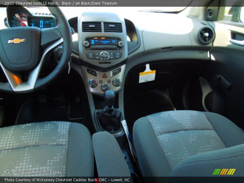 Black / Jet Black/Dark Titanium 2012 Chevrolet Sonic LS Hatch