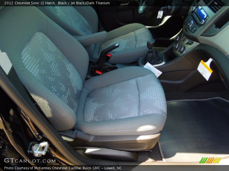 Black / Jet Black/Dark Titanium 2012 Chevrolet Sonic LS Hatch