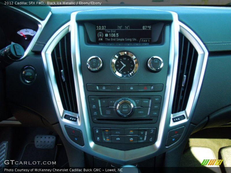 Black Ice Metallic / Ebony/Ebony 2012 Cadillac SRX FWD
