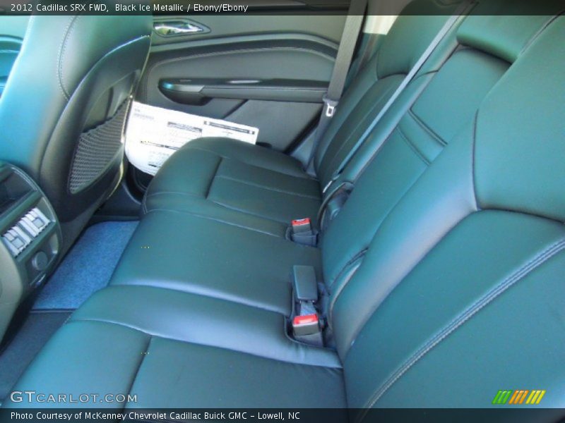 Black Ice Metallic / Ebony/Ebony 2012 Cadillac SRX FWD