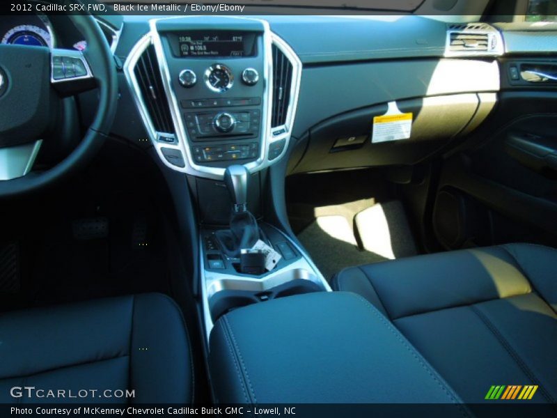 Black Ice Metallic / Ebony/Ebony 2012 Cadillac SRX FWD