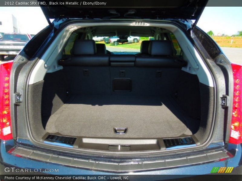 Black Ice Metallic / Ebony/Ebony 2012 Cadillac SRX FWD